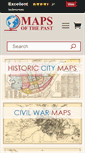 Mobile Screenshot of mapsofthepast.com